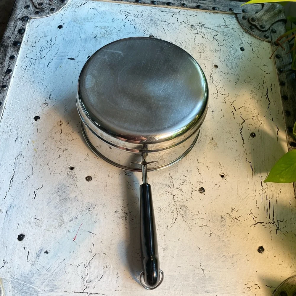 Revere Ware Upper Double Boiler Pan Stainless Steel